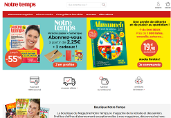 la boutique notre temps